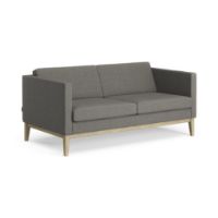 Billede af Swedese Madison 2 pers. Sofa B: 155 cm - Lakeret Eg/Main Line Flax 26