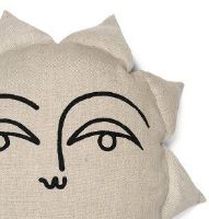 Billede af Ferm Living Sun Cushion Ø: 35 cm - Natural OUTLET