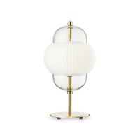 Billede af Design By Us Shahin Table Lamp H: 43 cm - Opal/Brass