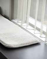 Billede af House Doctor Cuun Siddehynde m. fyld 117x48x5 cm - Sort/hvid