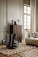 Billede af Ferm Living Rico Lounge Chair Louisiana H: 79 cm - Sand/Black 