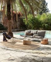 Billede af Ferm Living Braided Basket Low Ø: 60 cm - Natural 