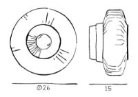 Billede af Design By Us New Wave Optic Wall Ø: 26 cm - Clear/Black
