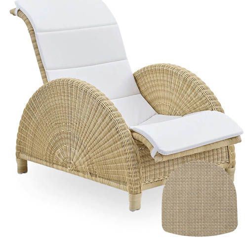 Billede af Sika-Design Hynde til Paris Exterior Lænestol 142x55 - A670 Michelangelo White 