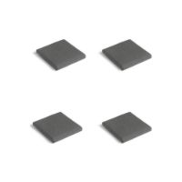 Billede af HAY Balcony Chair & Armchair Cushion 38,5x40,5 cm Sæt af 4 stk - Black Pepper