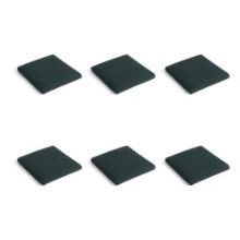 Billede af HAY Balcony Chair & Armchair Cushion 38,5x40,5 cm Sæt af 6 stk - Palm Green