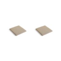 Billede af HAY Balcony Lounge Chair & Armchair Cushion 49,5x50,5 cm Sæt af 2 stk - Beige Yeast