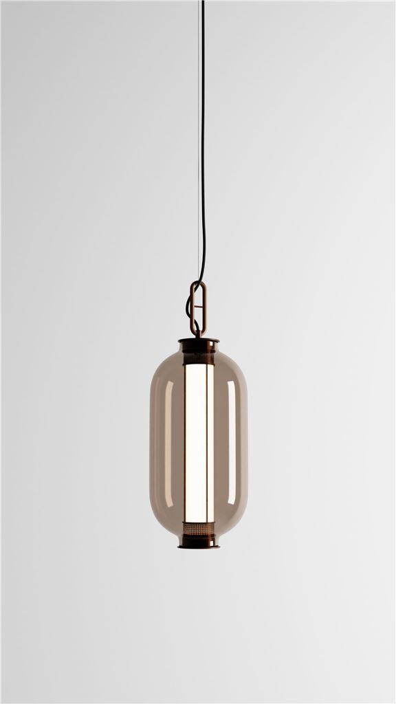 Billede af Parachilna Bai T Ba Ba Outdoor Pendel Ø: 27 cm - Dark Brown/Amber