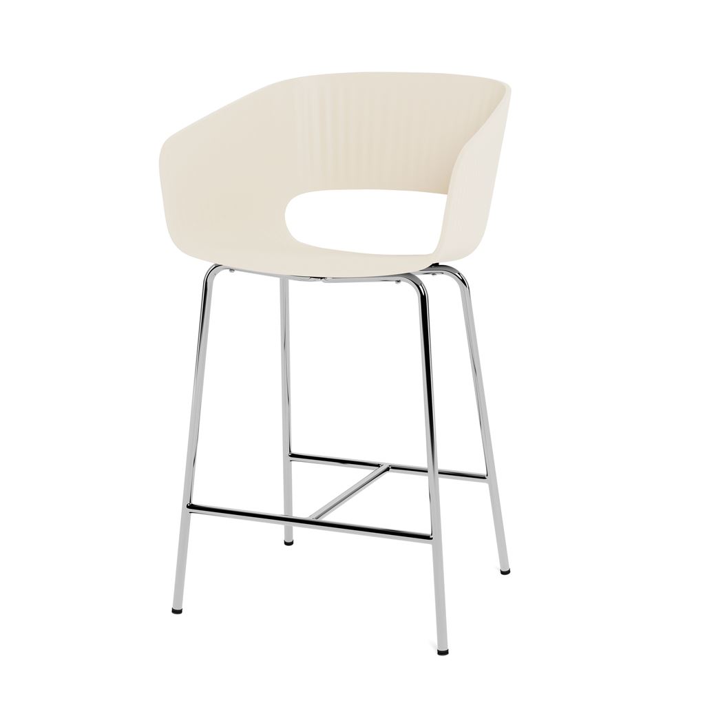 Billede af Montana Marée 402 Counter Barstol SH: 66 cm - 158 Oat / Chrome