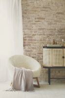 Billede af Silkeborg Uldspinderi Panama Plaid 130x200cm - Grey Sand