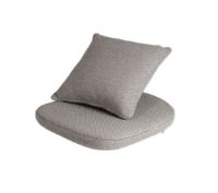 Billede af Cane-line Outdoor Moments Hyndesæt til Stol - Light Grey