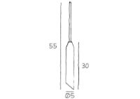 Billede af Design By Us Marble Art Pendant H: 30 cm - Brown