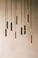 Billede af Design By Us Marble Art Pendant H: 30 cm - Brown