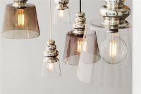 Billede af Design By Us Pollish Pendant Ø: 20 cm - Clear/White