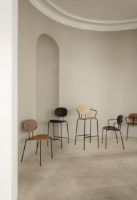 Billede af Sibast Furniture Piet Hein Chair w. Armrest  - Walnut/Black Steel