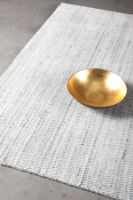 Billede af HC Tæpper Helsinki Håndlavet Tæppe 50x80 cm - Ivory Blue