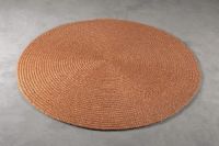 Billede af HC Tæpper Stavanger Håndlavet Tæppe Ø: 160 cm - Rust