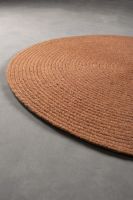 Billede af HC Tæpper Stavanger Håndlavet Tæppe Ø: 160 cm - Rust