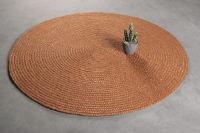 Billede af HC Tæpper Stavanger Håndlavet Tæppe Ø: 200 cm - Rust