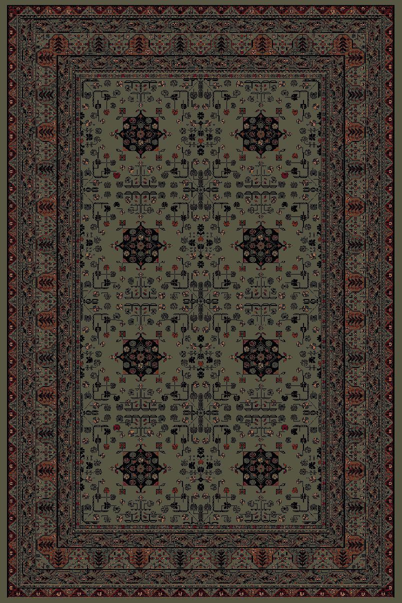 Billede af HC Tæpper Napoleon Klassisk Luvtæppe 160x240 cm - 43002 Green