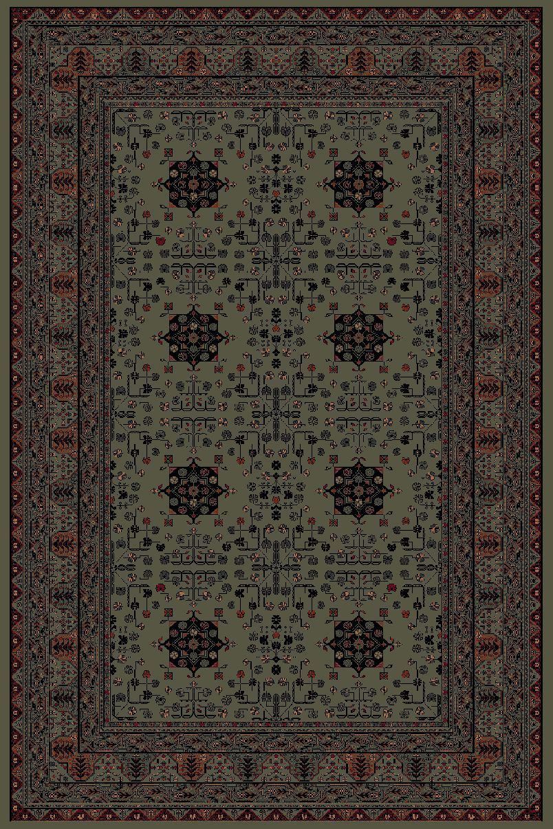 Billede af HC Tæpper Napoleon Klassisk Luvtæppe 240x340 cm - 43002 Green