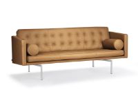 Billede af DUX Ritzy 3 Pers. Sofa L: 210 cm - Chrome/Naturale Camel