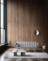 Billede af DUX Ritzy 3 Pers. Sofa L: 210 cm - Chrome/Naturale Camel