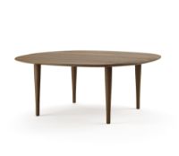 Billede af Brdr. Krüger Jari Sidebord C85 Ø: 85 cm - Røget Eg/Olieret