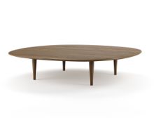 Billede af Brdr. Krüger Jari Sidebord C118 Ø: 118 cm - Røget Eg/Olieret