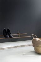 Billede af We Do Wood Shoe Rack Large L: 100 cm - Smoked Oak/Brass