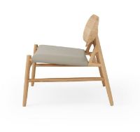 Billede af Brdr Krüger Ferdinand Lounge Stol SH: 41,5 cm - Eg/Oyster 30157