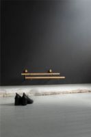 Billede af We Do Wood Shoe Rack Small L: 60 cm - Oak/Brass