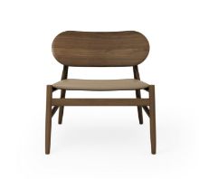 Billede af Brdr Krüger Ferdinand Lounge Stol SH: 41,5 cm - Røget Eg/Almond 30150