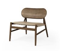 Billede af Brdr Krüger Ferdinand Lounge Stol SH: 41,5 cm - Røget Eg/Almond 30150