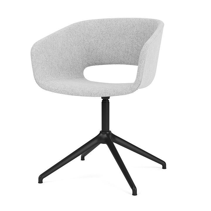 Billede af Montana Marée 404 Swivel Kontorstol på ben SH: 46,5 cm - Hallingdal 116/Sort Aluminium