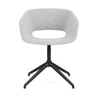 Billede af Montana Marée 404 Swivel Kontorstol på ben SH: 46,5 cm - Hallingdal 116/Sort Aluminium