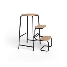 Billede af VIA Copenhagen TRABURET H: 65 cm - Hvidolieret 