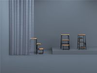 Billede af VIA Copenhagen TRABURET H: 65 cm - Hvidolieret 