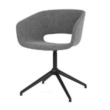 Billede af Montana Marée 404 Swivel Kontorstol på ben SH: 46,5 cm - Hallingdal 166/Sort Aluminium