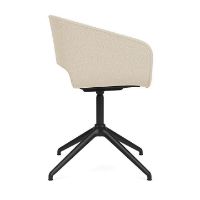 Billede af Montana Marée 404 Swivel Kontorstol på ben SH: 46,5 cm - Hallingdal 200/Sort Aluminium