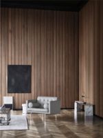 Billede af DUX Ritzy Lænestol SH: 42 cm - Chrome/Naturale Schwartz