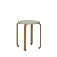 Billede af Hübsch Smile Stool H: 46,5 cm - Light Green/Orange  OUTLET