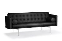 Billede af DUX Ritzy 3 Pers. Sofa L: 210 cm - Chrome/Naturale Schwartz