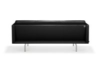 Billede af DUX Ritzy 3 Pers. Sofa L: 210 cm - Chrome/Naturale Schwartz