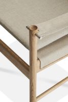 Billede af Brdr. Krüger HB Lounge Chair SH: 56,6 cm - Olieret Eg/Canvas 