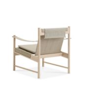 Billede af Brdr. Krüger HB Lounge Chair SH: 56,6 cm - Hvidolieret Ahorn/Canvas 