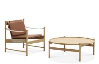 Billede af Brdr. Krüger HB Lounge Chair SH: 56,6 cm - Olieret Eg/Cognac Læder 