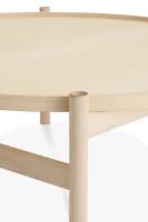 Billede af Brdr. Krüger HB Sofabord Ø: 100 cm - Hvidolieret Ahorn  