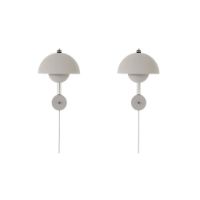 Billede af &Tradition Flowerpot VP8 Væglampe 2 Stk Ø: 23 cm - Matt Light Grey 