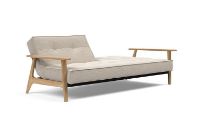 Billede af Innovation Living Splitback Frej Sovesofa L: 232 - Sort Eg/Twist Granite